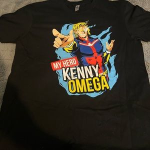 Cartoon style Kenny Omega t-shirt